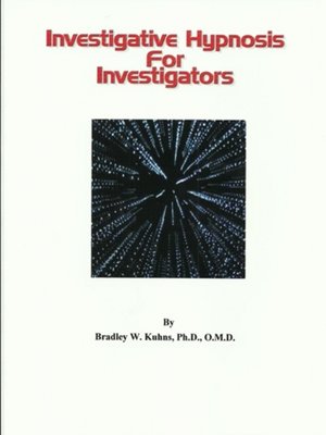 cover image of Investigative Hypnosis for Investigators